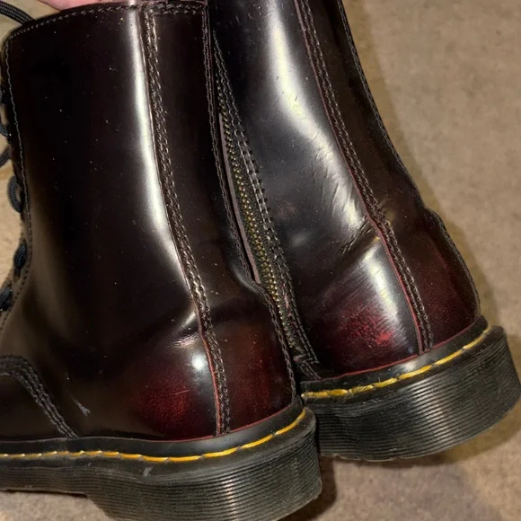 1460 Arcadia Leather Boots CHERRY 🍒 - Picture 2 of 8